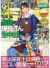 Active playcare worker's vaginal cum shot holiday AV appearance. Vol.001