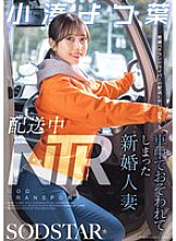 NTR during delivery: Newly married wife Yotsuba Kominato is attacked in the car while accompanying a married veteran driver on a delivery